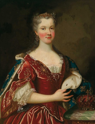 Alexis Simon Belle Portrait of Queen Marie Leszczynska